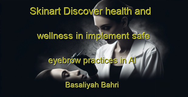 Skinart Discover health and wellness in implement safe eyebrow practices in Al Basaliyah Bahri | EyebrowTraining | EyebrowClasses | SkinartTraining-Egypt