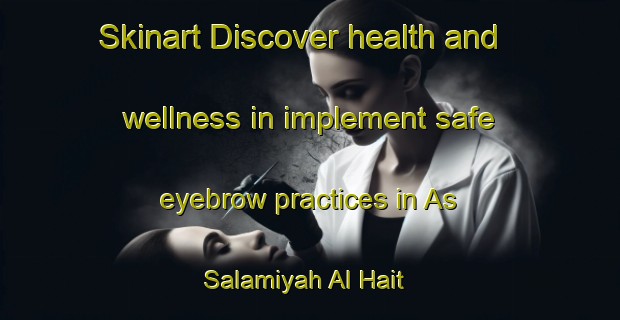Skinart Discover health and wellness in implement safe eyebrow practices in As Salamiyah Al Hait | EyebrowTraining | EyebrowClasses | SkinartTraining-Egypt