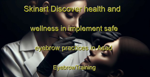 Skinart Discover health and wellness in implement safe eyebrow practices in Asad | EyebrowTraining | EyebrowClasses | SkinartTraining-Egypt