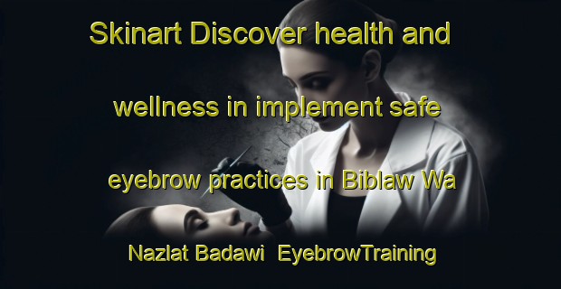 Skinart Discover health and wellness in implement safe eyebrow practices in Biblaw Wa Nazlat Badawi | EyebrowTraining | EyebrowClasses | SkinartTraining-Egypt