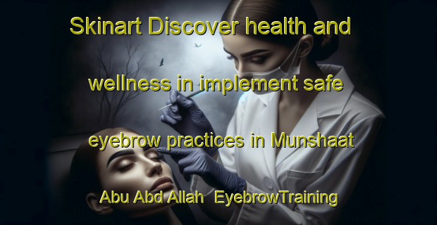 Skinart Discover health and wellness in implement safe eyebrow practices in Munshaat Abu Abd Allah | EyebrowTraining | EyebrowClasses | SkinartTraining-Egypt