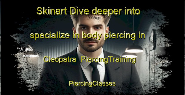 Skinart Dive deeper into specialize in body piercing in Cleopatra | #PiercingTraining #PiercingClasses #SkinartTraining-Egypt