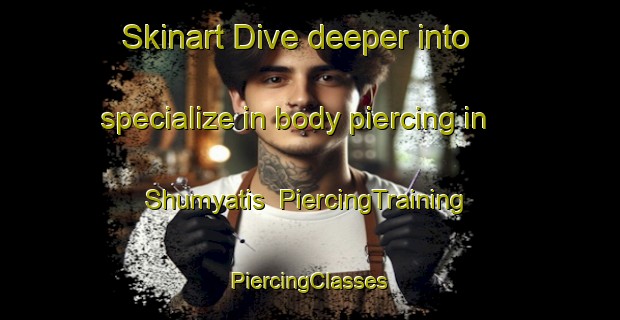 Skinart Dive deeper into specialize in body piercing in Shumyatis | #PiercingTraining #PiercingClasses #SkinartTraining-Egypt