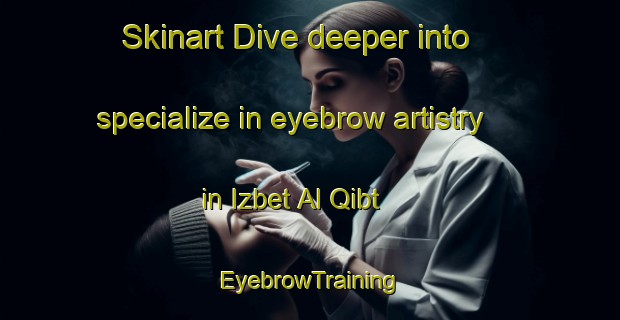 Skinart Dive deeper into specialize in eyebrow artistry in Izbet Al Qibt | EyebrowTraining | EyebrowClasses | SkinartTraining-Egypt