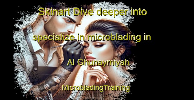 Skinart Dive deeper into specialize in microblading in Al Ghunaymiyah | #MicrobladingTraining #MicrobladingClasses #SkinartTraining-Egypt