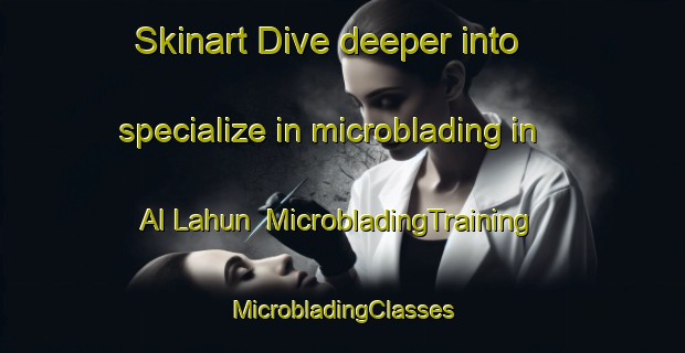 Skinart Dive deeper into specialize in microblading in Al Lahun | #MicrobladingTraining #MicrobladingClasses #SkinartTraining-Egypt