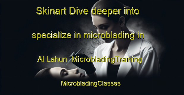 Skinart Dive deeper into specialize in microblading in Al Lahun | MicrobladingTraining | MicrobladingClasses | SkinartTraining-Egypt