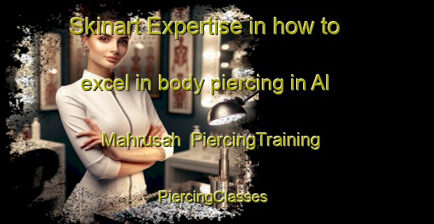 Skinart Expertise in how to excel in body piercing in Al Mahrusah | PiercingTraining | PiercingClasses | SkinartTraining-Egypt