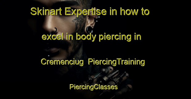 Skinart Expertise in how to excel in body piercing in Cremenciug | PiercingTraining | PiercingClasses | SkinartTraining-Egypt