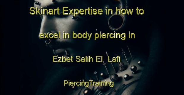 Skinart Expertise in how to excel in body piercing in Ezbet Salih El  Lafi | PiercingTraining | PiercingClasses | SkinartTraining-Egypt