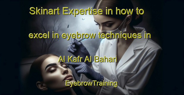 Skinart Expertise in how to excel in eyebrow techniques in Al Kafr Al Bahari | EyebrowTraining | EyebrowClasses | SkinartTraining-Egypt