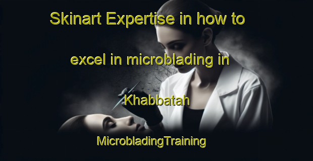 Skinart Expertise in how to excel in microblading in Khabbatah | MicrobladingTraining | MicrobladingClasses | SkinartTraining-Egypt
