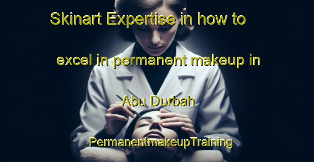 Skinart Expertise in how to excel in permanent makeup in Abu Durbah | PermanentmakeupTraining | PermanentmakeupClasses | SkinartTraining-Egypt