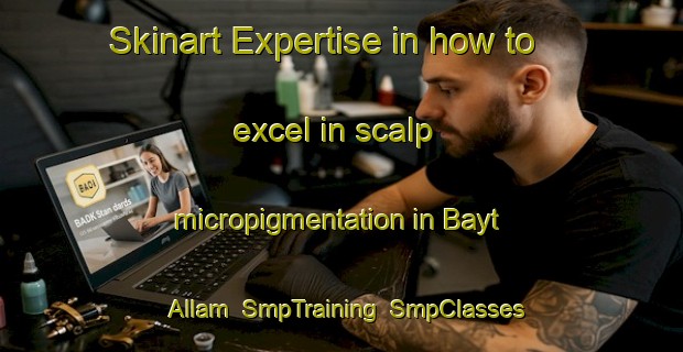 Skinart Expertise in how to excel in scalp micropigmentation in Bayt Allam | SmpTraining | SmpClasses | SkinartTraining-Egypt