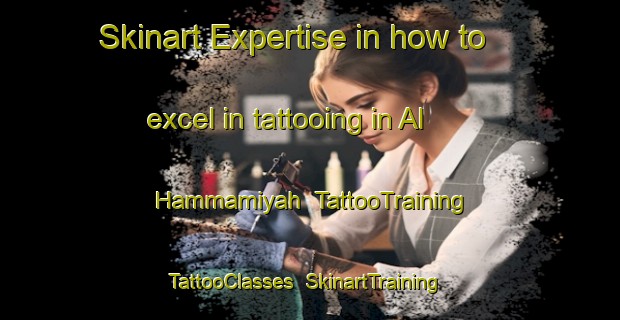 Skinart Expertise in how to excel in tattooing in Al Hammamiyah | TattooTraining | TattooClasses | SkinartTraining-Egypt