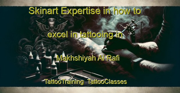 Skinart Expertise in how to excel in tattooing in Makhshiyah Al Rafi | TattooTraining | TattooClasses | SkinartTraining-Egypt