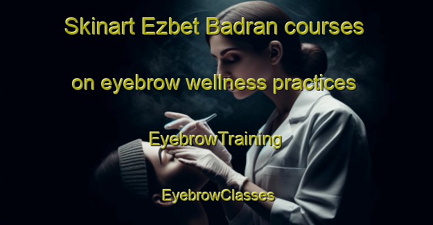 Skinart Ezbet Badran courses on eyebrow wellness practices | EyebrowTraining | EyebrowClasses | SkinartTraining-Egypt