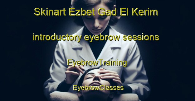 Skinart Ezbet Gad El Kerim introductory eyebrow sessions | EyebrowTraining | EyebrowClasses | SkinartTraining-Egypt
