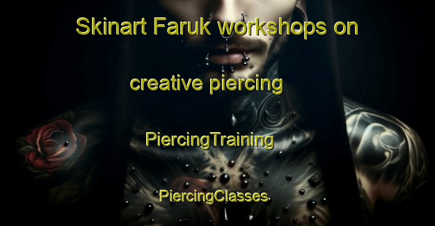 Skinart Faruk workshops on creative piercing | PiercingTraining | PiercingClasses | SkinartTraining-Egypt