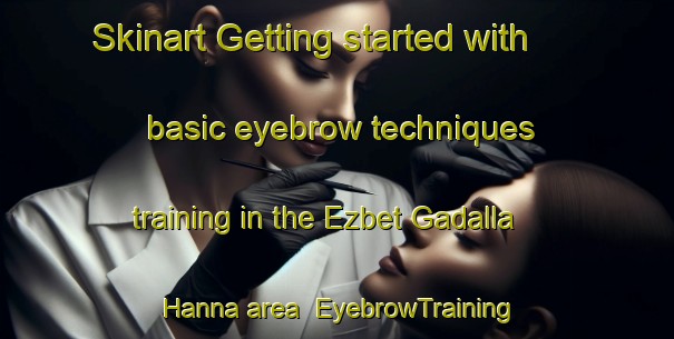 Skinart Getting started with basic eyebrow techniques training in the Ezbet Gadalla Hanna area | EyebrowTraining | EyebrowClasses | SkinartTraining-Egypt