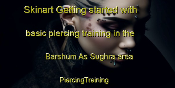 Skinart Getting started with basic piercing training in the Barshum As Sughra area | PiercingTraining | PiercingClasses | SkinartTraining-Egypt