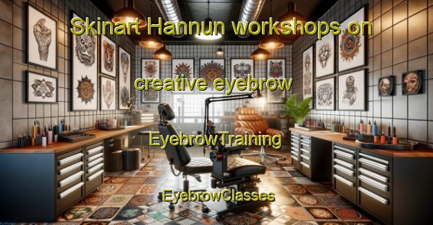 Skinart Hannun workshops on creative eyebrow | EyebrowTraining | EyebrowClasses | SkinartTraining-Egypt