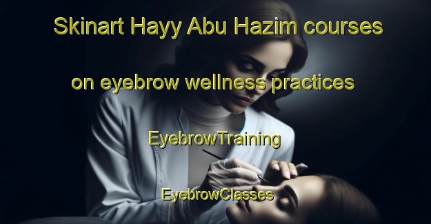 Skinart Hayy Abu Hazim courses on eyebrow wellness practices | EyebrowTraining | EyebrowClasses | SkinartTraining-Egypt