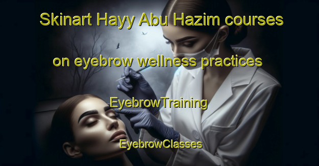 Skinart Hayy Abu Hazim courses on eyebrow wellness practices | EyebrowTraining | EyebrowClasses | SkinartTraining-Egypt