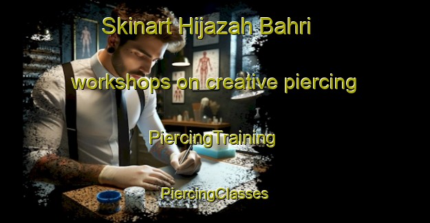 Skinart Hijazah Bahri workshops on creative piercing | #PiercingTraining #PiercingClasses #SkinartTraining-Egypt