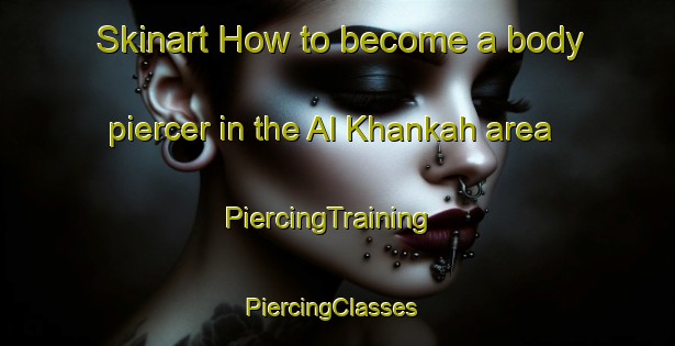 Skinart How to become a body piercer in the Al Khankah area | PiercingTraining | PiercingClasses | SkinartTraining-Egypt