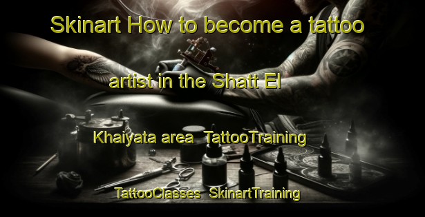 Skinart How to become a tattoo artist in the Shatt El Khaiyata area | TattooTraining | TattooClasses | SkinartTraining-Egypt