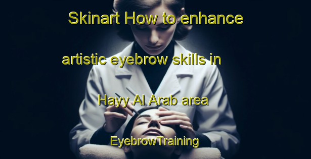 Skinart How to enhance artistic eyebrow skills in Hayy Al Arab area | EyebrowTraining | EyebrowClasses | SkinartTraining-Egypt