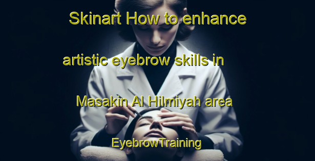 Skinart How to enhance artistic eyebrow skills in Masakin Al Hilmiyah area | EyebrowTraining | EyebrowClasses | SkinartTraining-Egypt