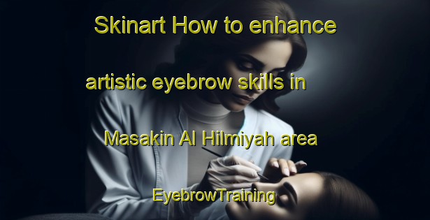 Skinart How to enhance artistic eyebrow skills in Masakin Al Hilmiyah area | EyebrowTraining | EyebrowClasses | SkinartTraining-Egypt