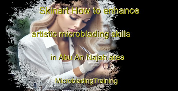 Skinart How to enhance artistic microblading skills in Abu An Najah area | MicrobladingTraining | MicrobladingClasses | SkinartTraining-Egypt