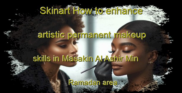 Skinart How to enhance artistic permanent makeup skills in Masakin Al Ashir Min Ramadan area | PermanentmakeupTraining | PermanentmakeupClasses | SkinartTraining-Egypt