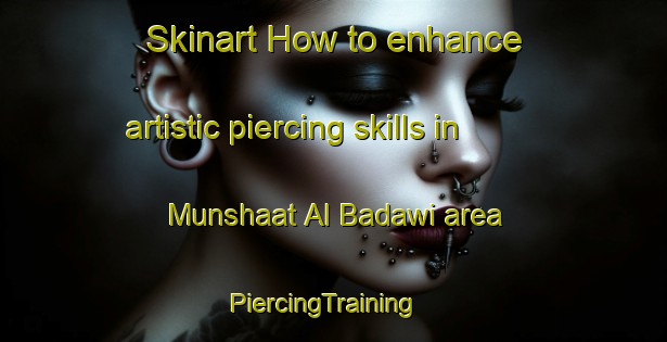 Skinart How to enhance artistic piercing skills in Munshaat Al Badawi area | PiercingTraining | PiercingClasses | SkinartTraining-Egypt