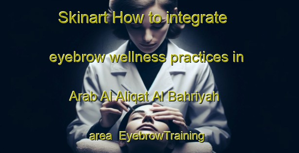 Skinart How to integrate eyebrow wellness practices in Arab Al Aliqat Al Bahriyah area | EyebrowTraining | EyebrowClasses | SkinartTraining-Egypt