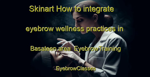 Skinart How to integrate eyebrow wellness practices in Basateen area | EyebrowTraining | EyebrowClasses | SkinartTraining-Egypt