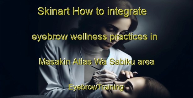 Skinart How to integrate eyebrow wellness practices in Masakin Atlas Wa Sabiku area | EyebrowTraining | EyebrowClasses | SkinartTraining-Egypt