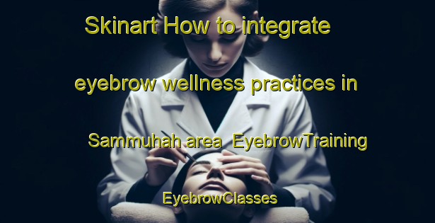 Skinart How to integrate eyebrow wellness practices in Sammuhah area | EyebrowTraining | EyebrowClasses | SkinartTraining-Egypt
