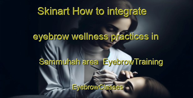 Skinart How to integrate eyebrow wellness practices in Sammuhah area | EyebrowTraining | EyebrowClasses | SkinartTraining-Egypt