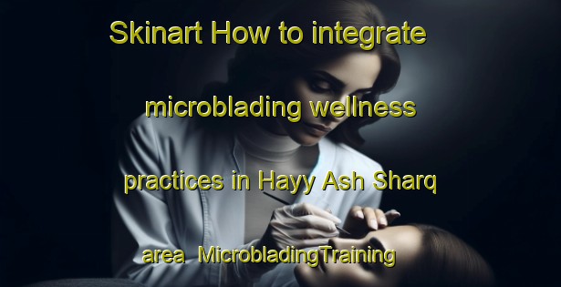 Skinart How to integrate microblading wellness practices in Hayy Ash Sharq area | MicrobladingTraining | MicrobladingClasses | SkinartTraining-Egypt