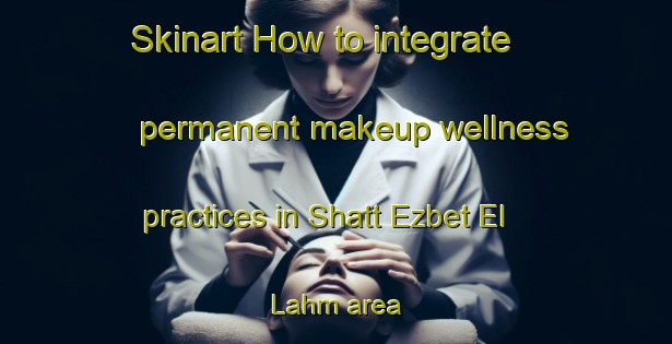 Skinart How to integrate permanent makeup wellness practices in Shatt Ezbet El Lahm area | PermanentmakeupTraining | PermanentmakeupClasses | SkinartTraining-Egypt