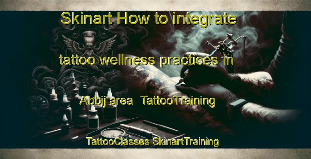 Skinart How to integrate tattoo wellness practices in Abbij area | #TattooTraining #TattooClasses #SkinartTraining-Egypt