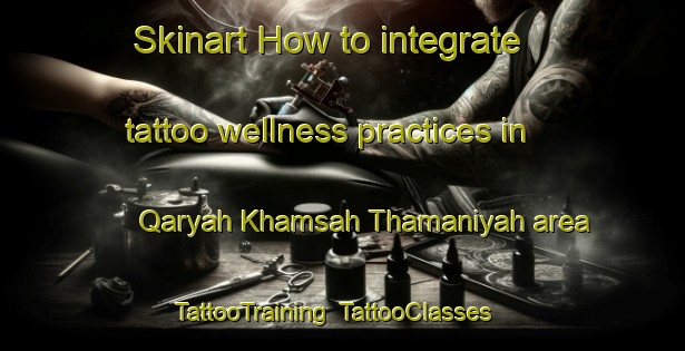 Skinart How to integrate tattoo wellness practices in Qaryah Khamsah Thamaniyah area | TattooTraining | TattooClasses | SkinartTraining-Egypt