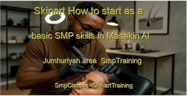 Skinart How to start as a basic SMP skills in Masakin Al Jumhuriyah area | SmpTraining | SmpClasses | SkinartTraining-Egypt