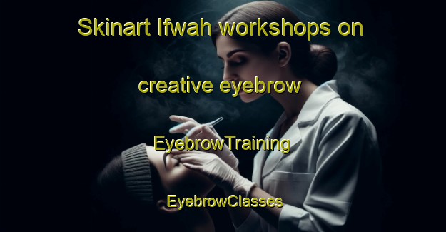 Skinart Ifwah workshops on creative eyebrow | EyebrowTraining | EyebrowClasses | SkinartTraining-Egypt