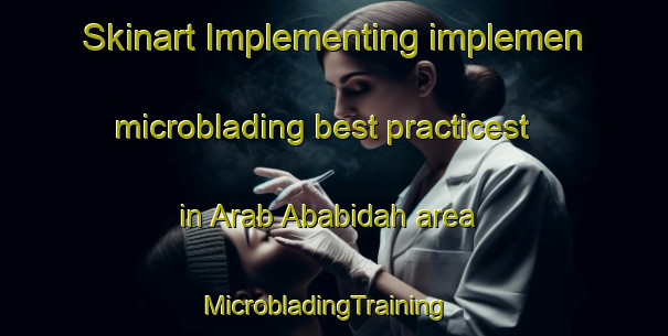 Skinart Implementing implemen microblading best practicest in Arab Ababidah area | MicrobladingTraining | MicrobladingClasses | SkinartTraining-Egypt