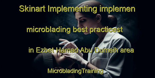 Skinart Implementing implemen microblading best practicest in Ezbet Hamad Abu Dumeih area | MicrobladingTraining | MicrobladingClasses | SkinartTraining-Egypt